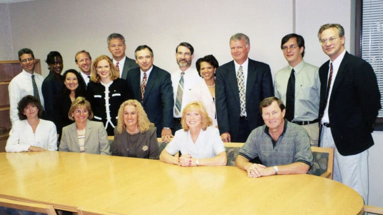 Photo of associates for CenterOne in 2000