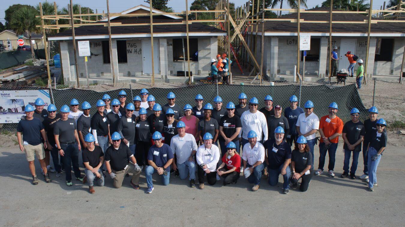 Habitat for Humanity of Broward Raises Awareness and More Than $300,000  during Fourth Annual CEO Build in Pompano Beach • JM Family