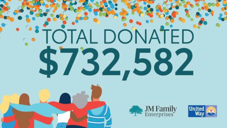 JM Family Raises $732,582 for United Way