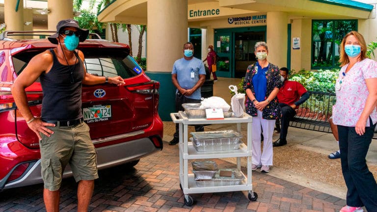 Special deliveries to area hospitals